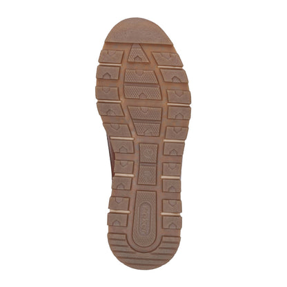 Rieker B0507-24 Brown & Navy Lace Shoes