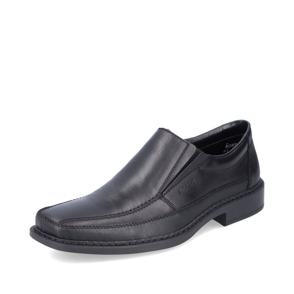Rieker B0873-00 Black Slip On Wide Shoes