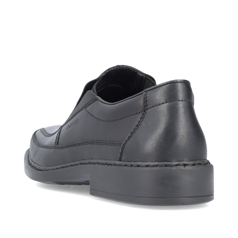 Rieker B0873-00 Black Slip On Wide Shoes