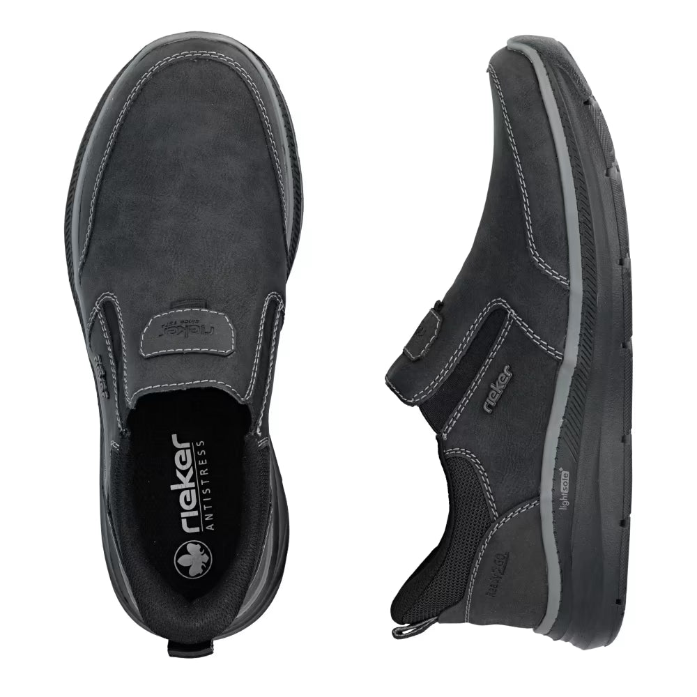 Rieker B1851-00 Black Ready2Go Slip On Shoes