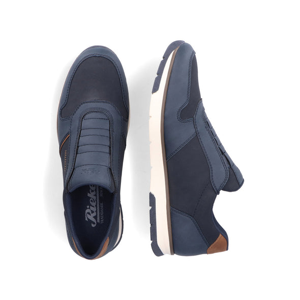 Rieker B2052-14 Blue Lace Shoes