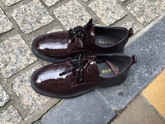 Loretta Vitale C38154 Bordo Patent Loafer