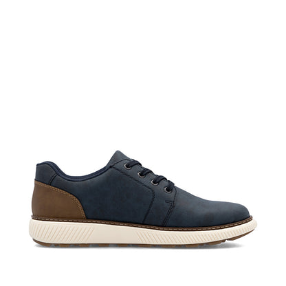 Rieker TEX B3317-14 Navy H Fit Lace Shoes