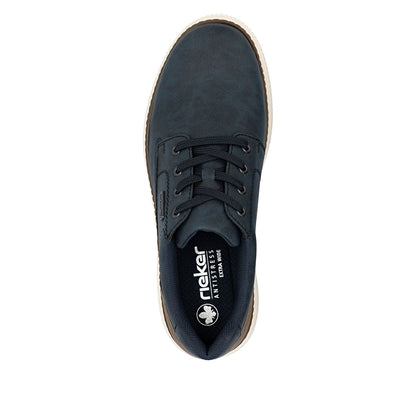 Rieker TEX B3317-14 Navy H Fit Lace Shoes