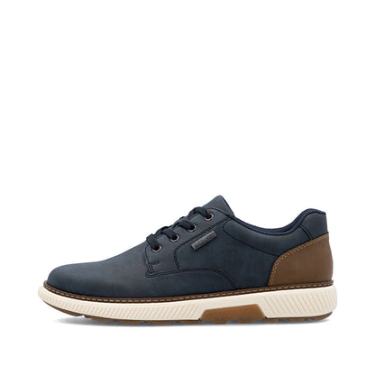 Rieker TEX B3317-14 Navy H Fit Lace Shoes