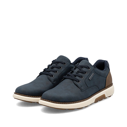 Rieker TEX B3317-14 Navy H Fit Lace Shoes