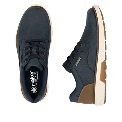 Rieker TEX B3317-14 Navy H Fit Lace Shoes