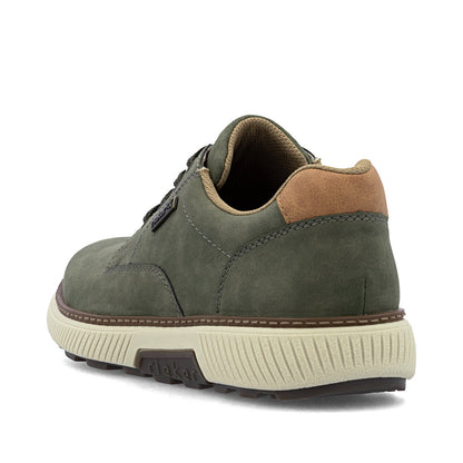 Rieker TEX B3317-54 Moss Green H Fit Lace Shoes