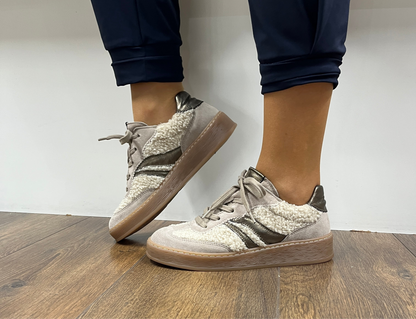 Gabor Comfort 76.475.61 Beige Combi G Fit Trainers
