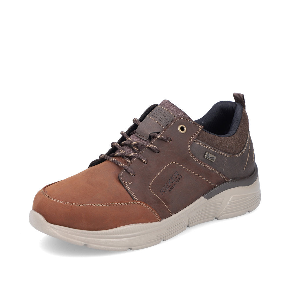 Rieker B5000-23 TEX Brown/Tan Lace Shoes