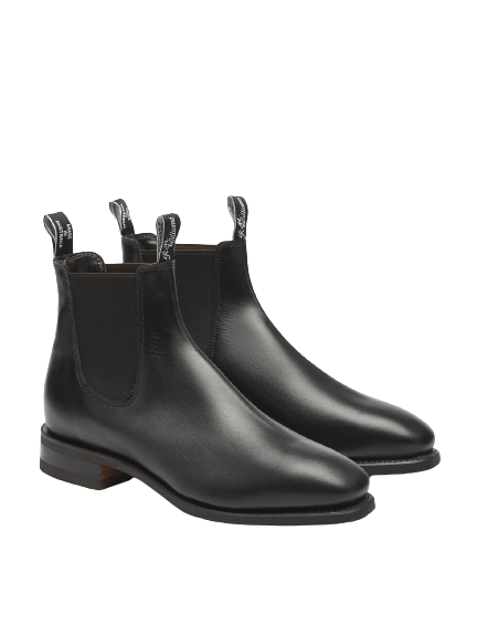 RM Williams B543Y.02FHCP08 Black Yearling Comfort Craftsman Chelsea Boots