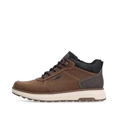 Rieker TEX B5501-22 Brown & Black H Fit Lace Boots