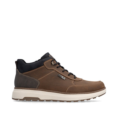 Rieker TEX B5501-22 Brown & Black H Fit Lace Boots
