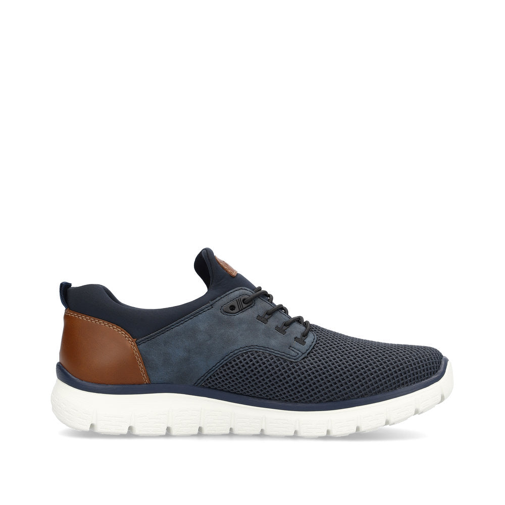 Rieker B6652-14 Navy G 1/2 Fit Slip On Casual Shoes