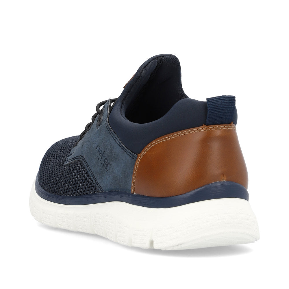 Rieker B6652-14 Navy G 1/2 Fit Slip On Casual Shoes