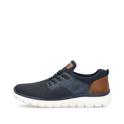 Rieker B6652-14 Navy G 1/2 Fit Slip On Casual Shoes