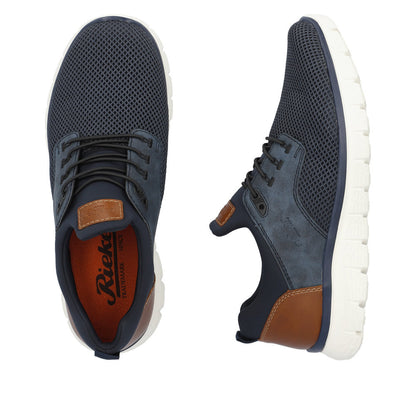 Rieker B6652-14 Navy G 1/2 Fit Slip On Casual Shoes