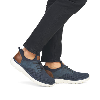 Rieker B6652-14 Navy G 1/2 Fit Slip On Casual Shoes