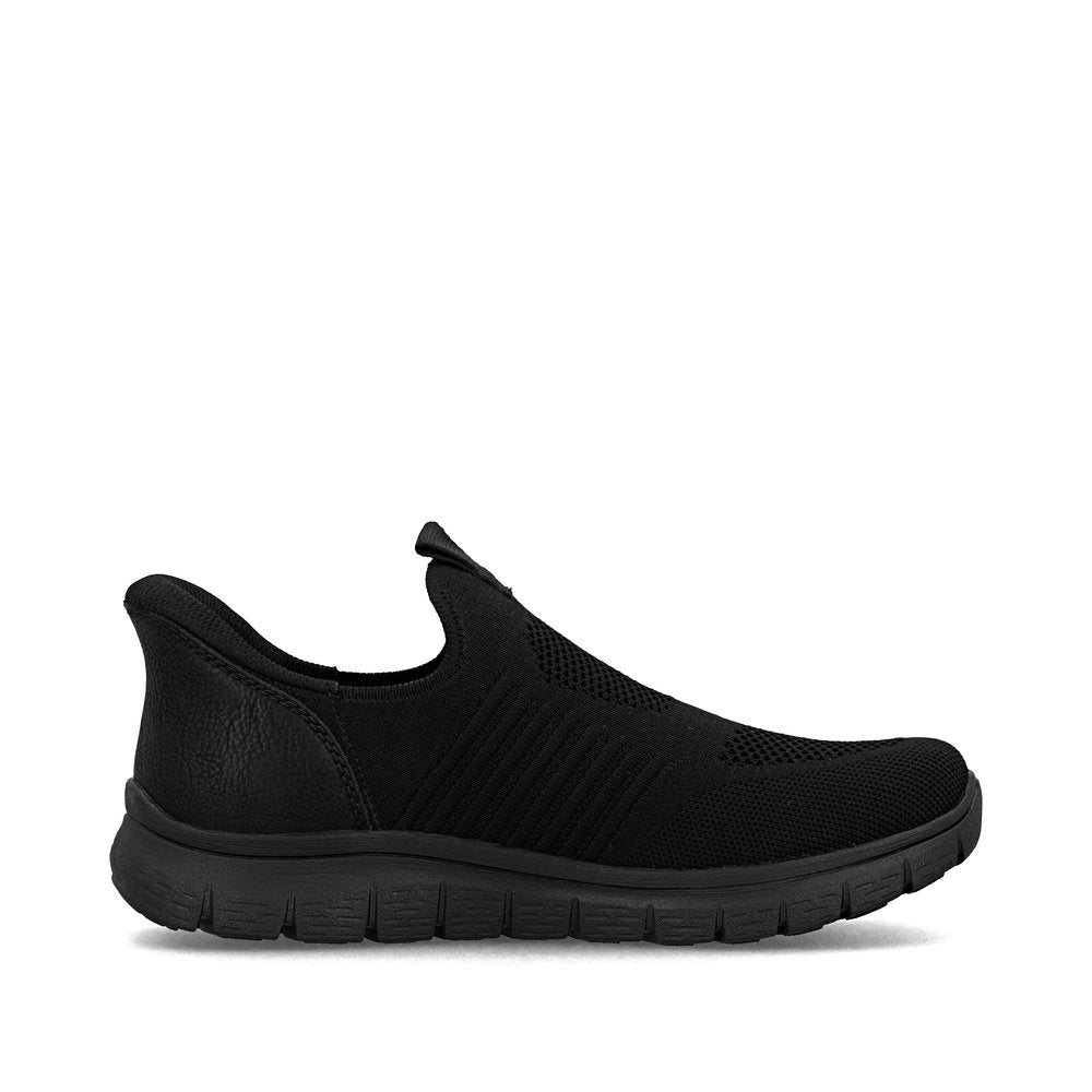 Rieker B6659-01 Black Slip On Shoes
