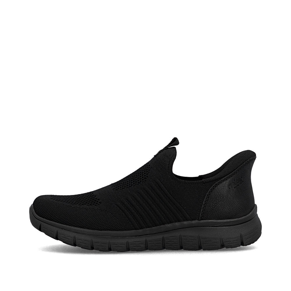 Rieker B6659-01 Black Slip On Shoes