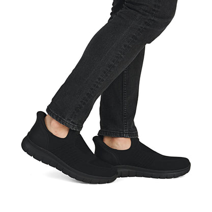 Rieker B6659-01 Black Slip On Shoes
