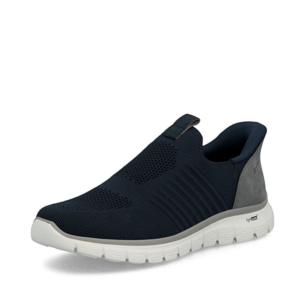 Rieker B6659-15 Navy Slip On Shoes