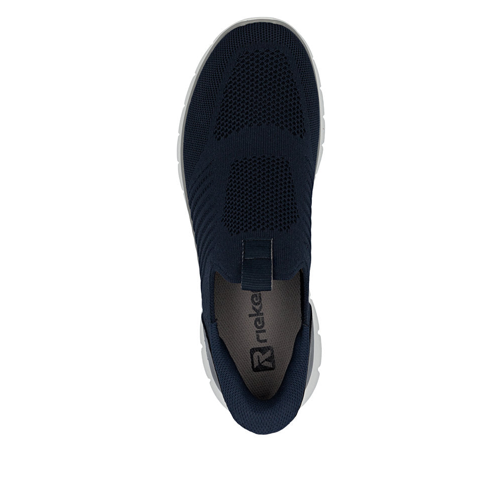 Rieker B6659-15 Navy Slip On Shoes