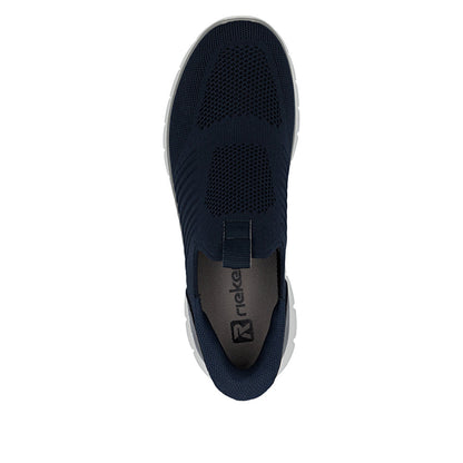 Rieker B6659-15 Navy Slip On Shoes