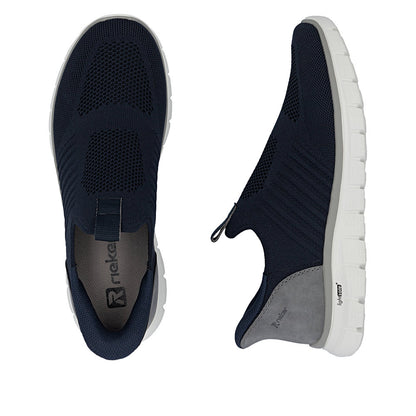Rieker B6659-15 Navy Slip On Shoes