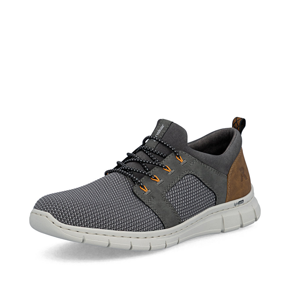 Rieker B7796-42 Grey & Brown G 1/2 Fit Sneakers