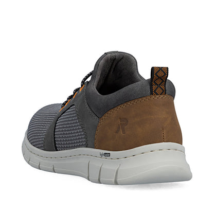 Rieker B7796-42 Grey & Brown G 1/2 Fit Sneakers
