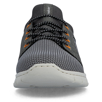 Rieker B7796-42 Grey & Brown G 1/2 Fit Sneakers