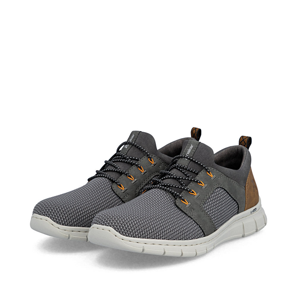 Rieker B7796-42 Grey & Brown G 1/2 Fit Sneakers