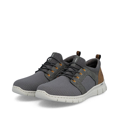 Rieker B7796-42 Grey & Brown G 1/2 Fit Sneakers