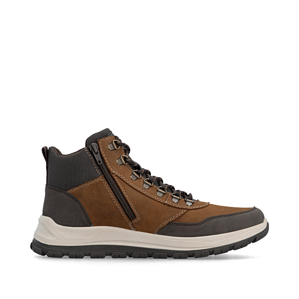 Rieker TEX B8124-22 Brown & Black H Fit Boots