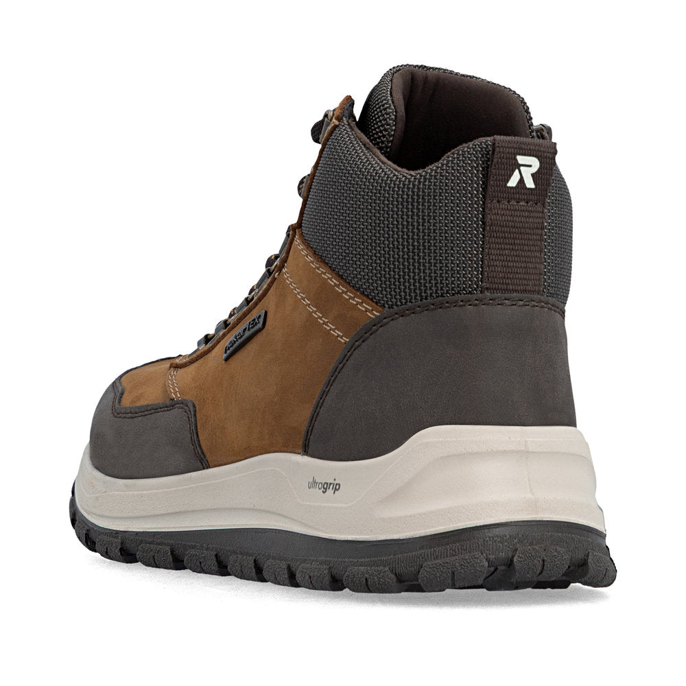 Rieker TEX B8124-22 Brown & Black H Fit Boots