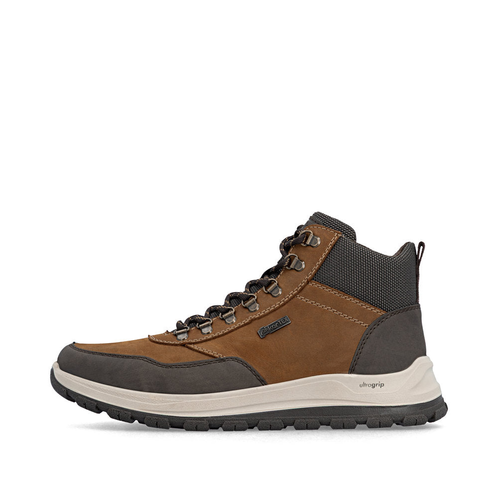 Rieker TEX B8124-22 Brown & Black H Fit Boots