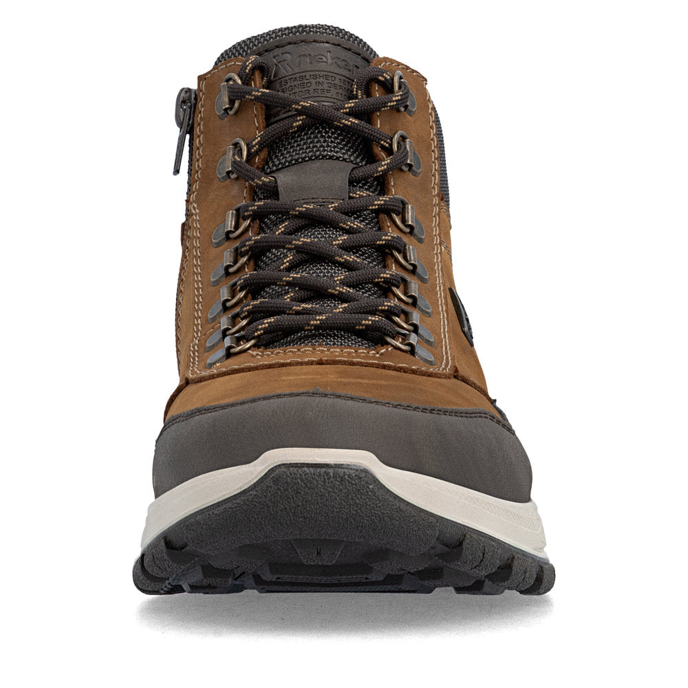 Rieker TEX B8124-22 Brown & Black H Fit Boots