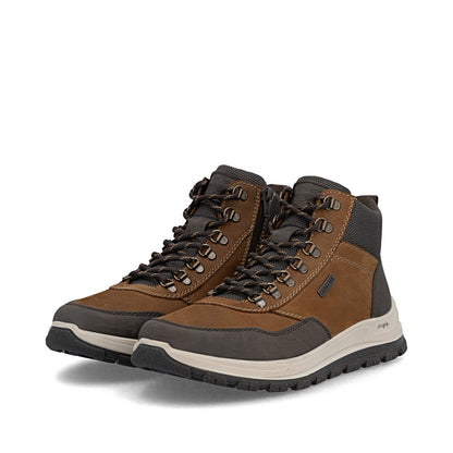 Rieker TEX B8124-22 Brown & Black H Fit Boots