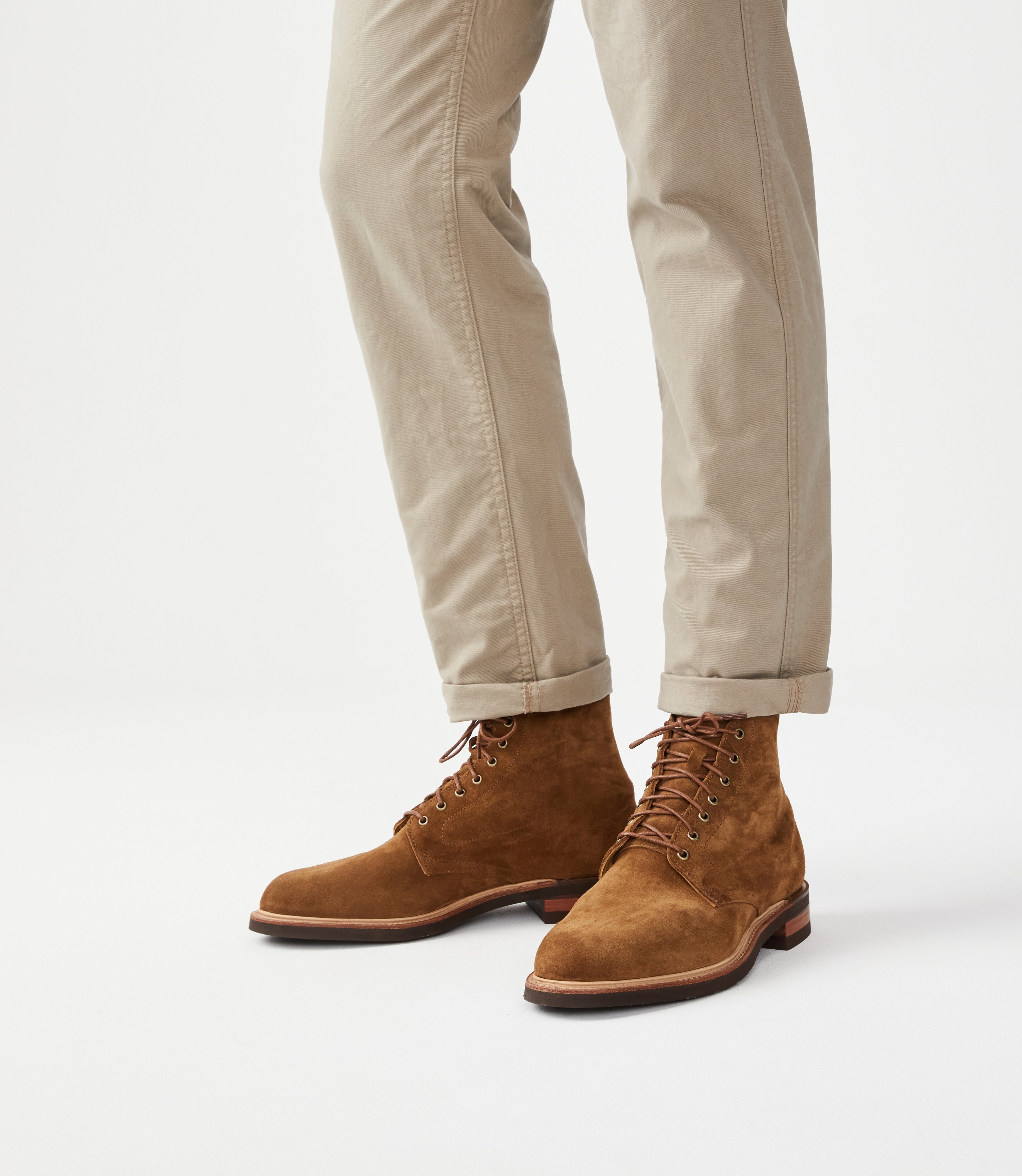 Nubuck lace cheap up boots