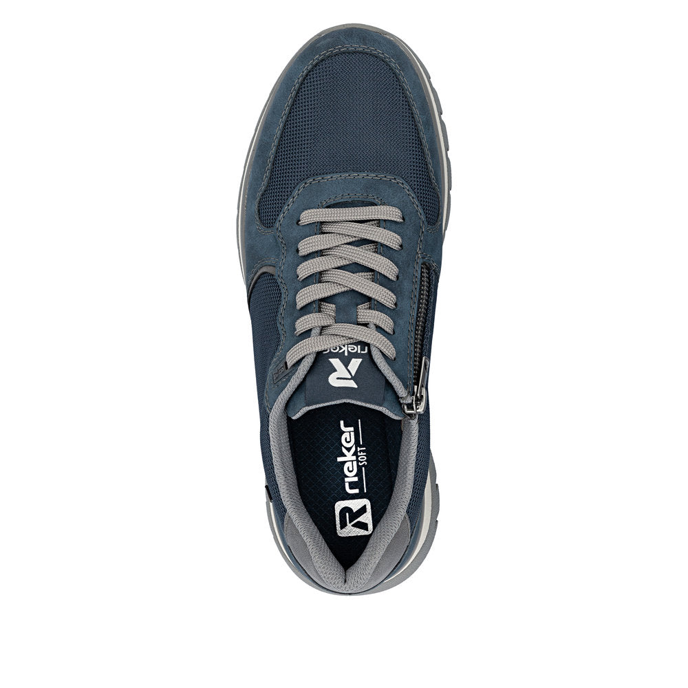 Rieker B9302-14 Denim Blue H Fit Sneakers