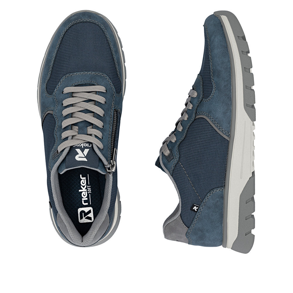 Rieker B9302-14 Denim Blue H Fit Sneakers
