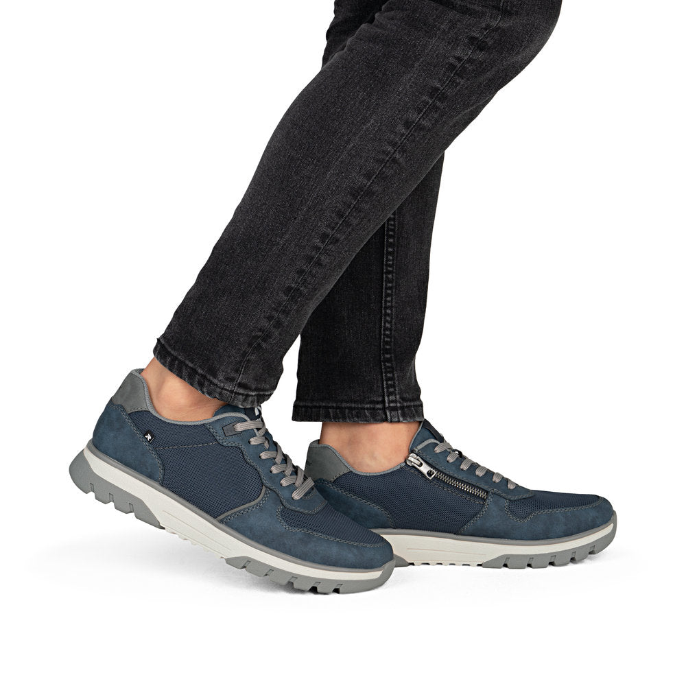 Rieker B9302-14 Denim Blue H Fit Sneakers