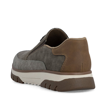 Rieker B9350-25 Khaki H Fit Slip On Shoes
