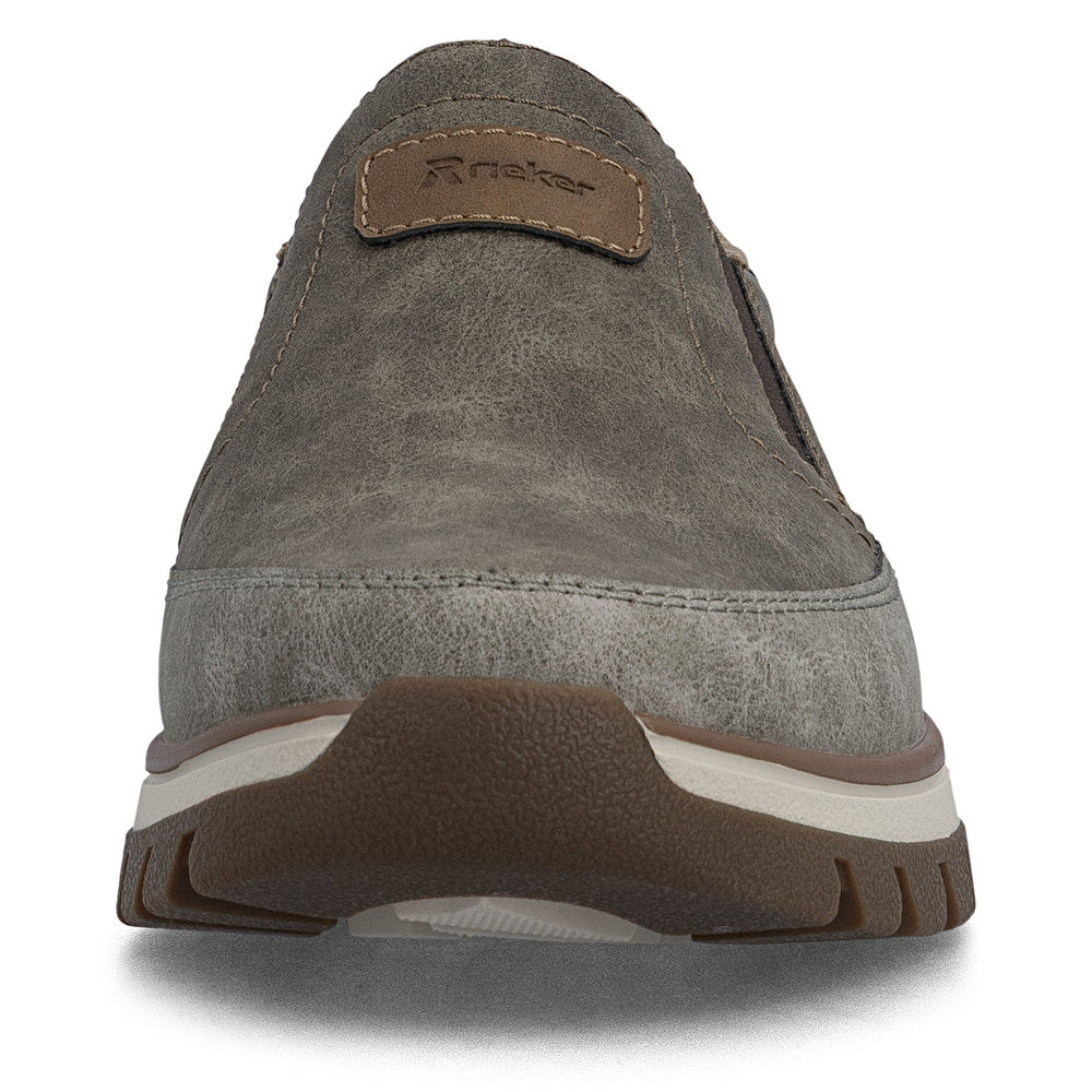 Rieker B9350-25 Khaki H Fit Slip On Shoes