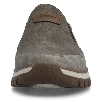 Rieker B9350-25 Khaki H Fit Slip On Shoes