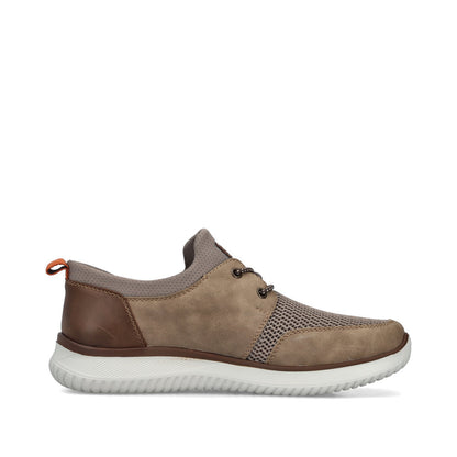Rieker B9643-64 Light Brown G 1/2 Fit Deck Style Shoes