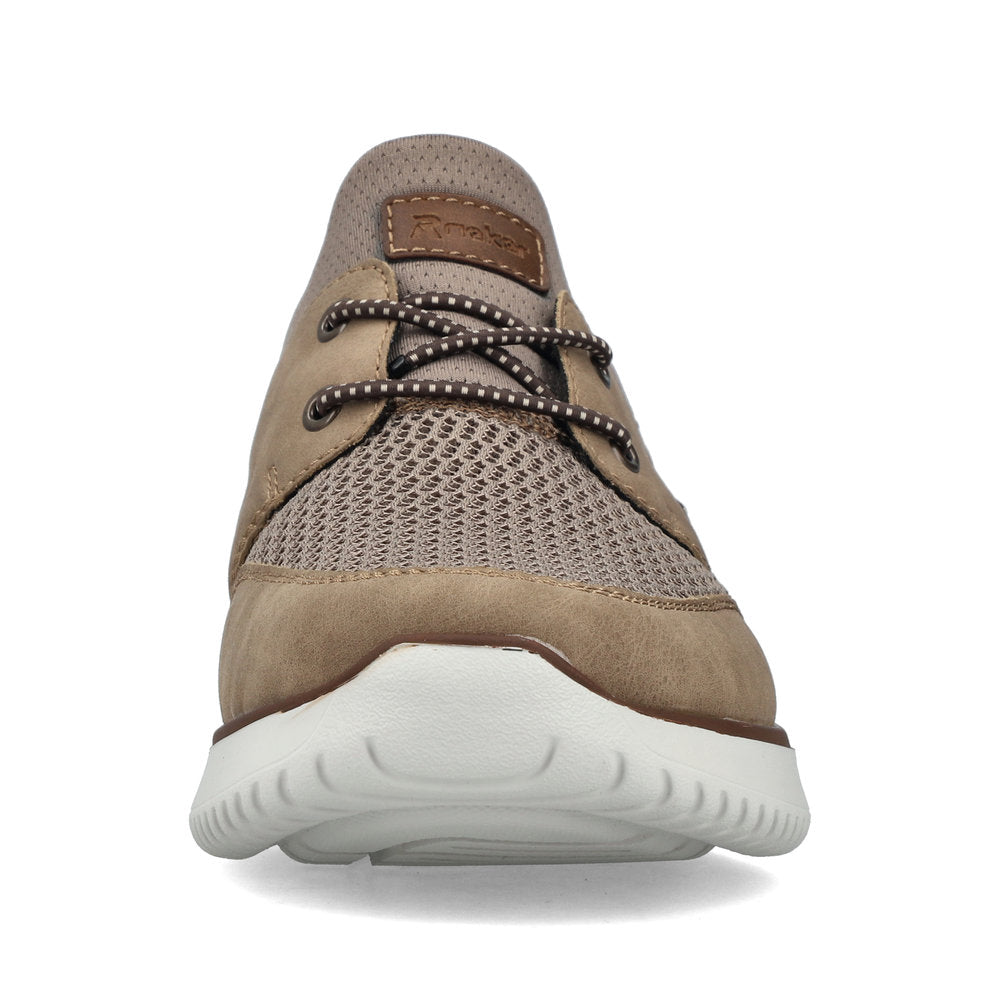 Rieker B9643-64 Light Brown G 1/2 Fit Deck Style Shoes