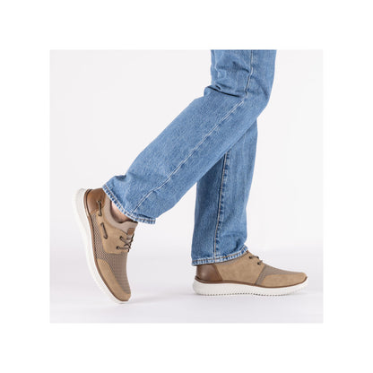 Rieker B9643-64 Light Brown G 1/2 Fit Deck Style Shoes