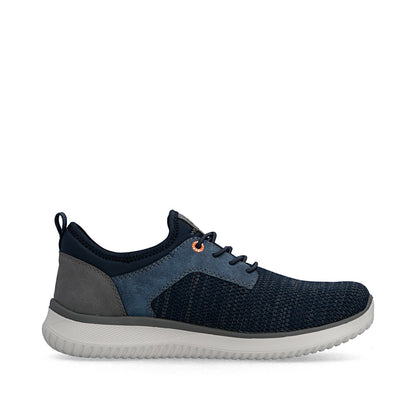Rieker B9651-14 Denim Blue Grey G 1/2 Fit Slip On Shoes